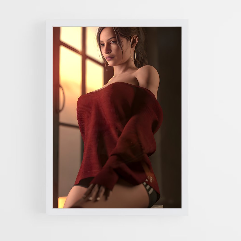 Poster redfield audacieuse – affiche Resident Evil (vue 3)
